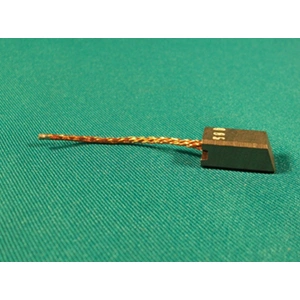 8x9x19/16 mm B60 Szénkefe, letört vég (univerzális) autovillamossági  (1cs=2db) /RENDELÉSRE