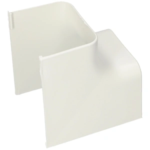 90x65 mm 90° Sarokelem, belső, fehér (VECAMCO) klíma dekorcsatorna