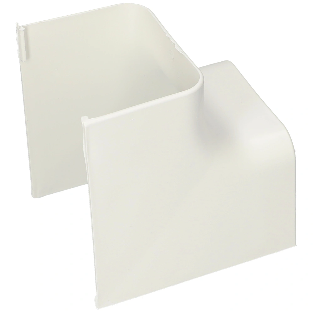 90x65 mm 90° Sarokelem, belső, fehér (VECAMCO) klíma dekorcsatorna
