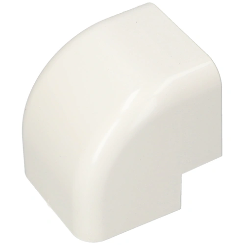 90x65 mm 90° Sarokelem, külső, fehér, UV álló (VECAMCO) klíma dekorcsatorna