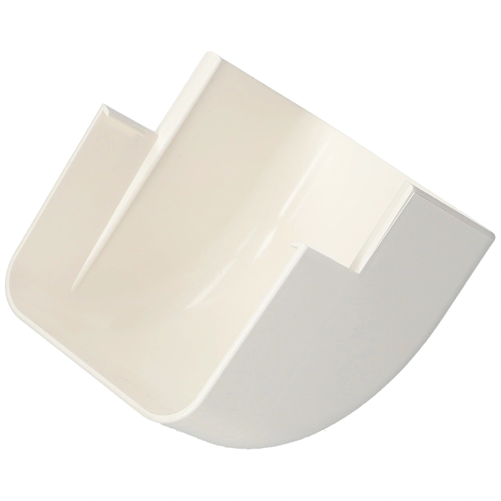 90x65 mm 90° Sarokelem, külső, fehér, UV álló (VECAMCO) klíma dekorcsatorna
