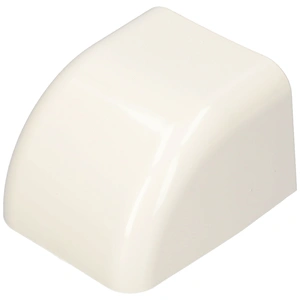 90x65 mm 90° Végelzáró elem, fehér, UV álló (VECAMCO) klíma dekorcsatorna