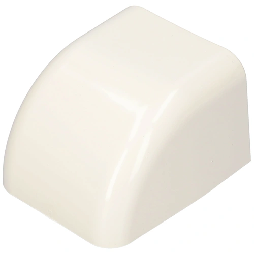 90x65 mm 90° Végelzáró elem, fehér, UV álló (VECAMCO) klíma dekorcsatorna