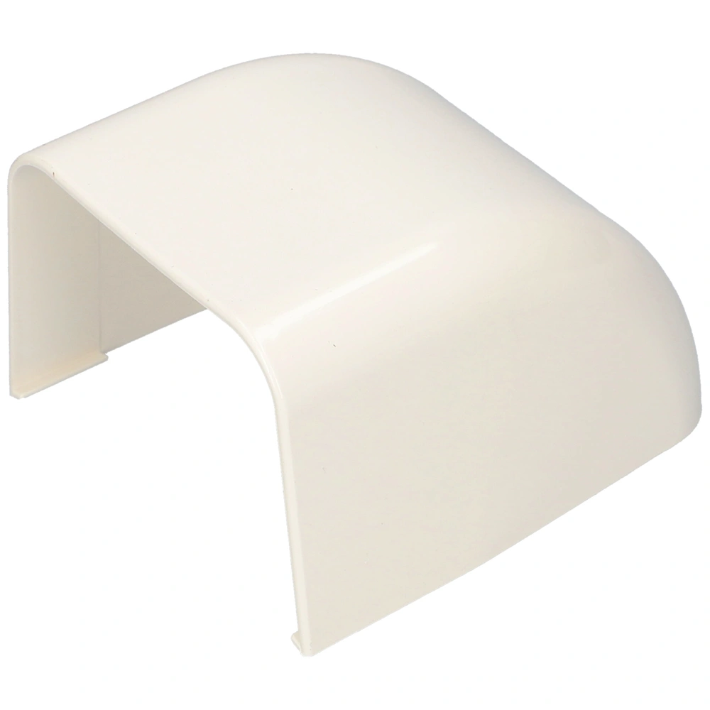 90x65 mm 90° Végelzáró elem, fehér, UV álló (VECAMCO) klíma dekorcsatorna