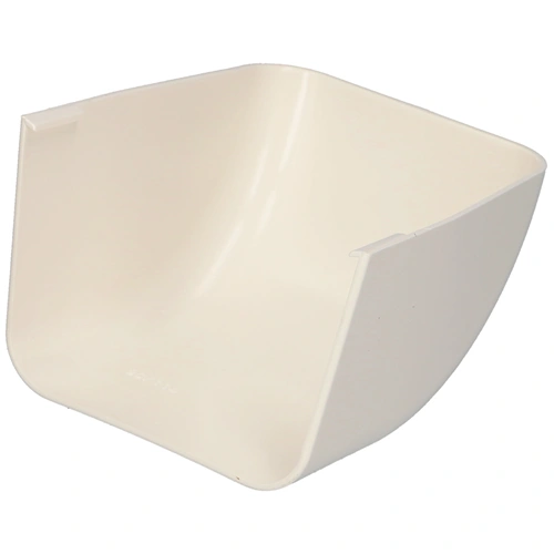 90x65 mm 90° Végelzáró elem, fehér, UV álló (VECAMCO) klíma dekorcsatorna