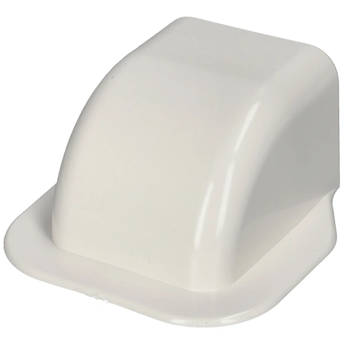90x65 mm Fali íves csatlakozóelem, (talpas végzáró) (VECAMCO) klíma dekorcsatorna