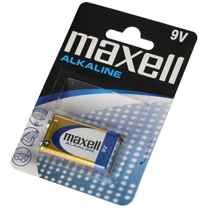 9V tartós elem MAXELL 6LR61 1db-os bliszterben 