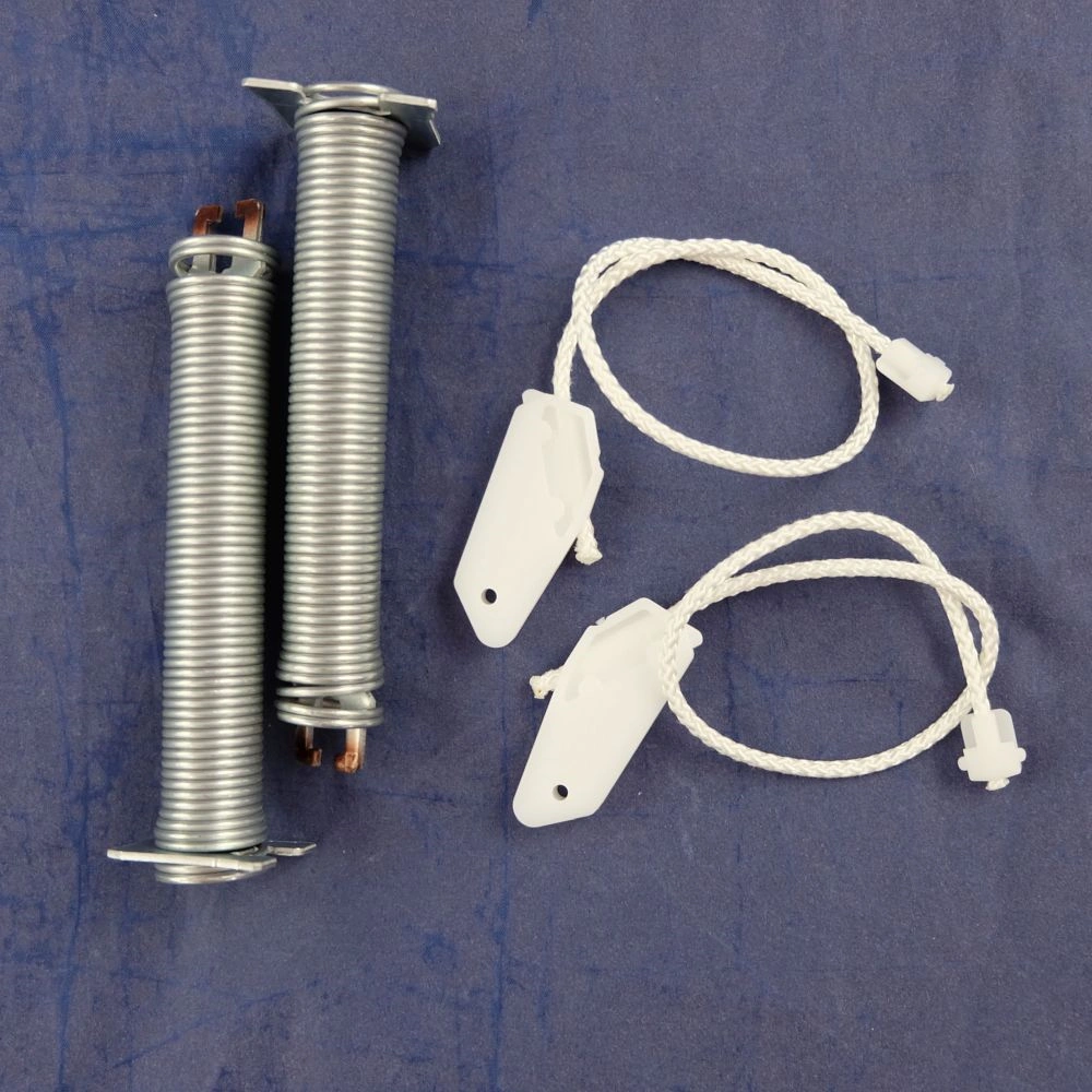 Ajtófeszítő zsinór + rugó készlet (2+2 db, eredeti) BOSCH mosogatógép / RENDELÉSRE