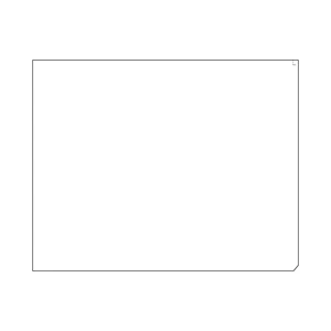 Ajtóüveg - 550x436. 5mm (eredeti) Electrolux