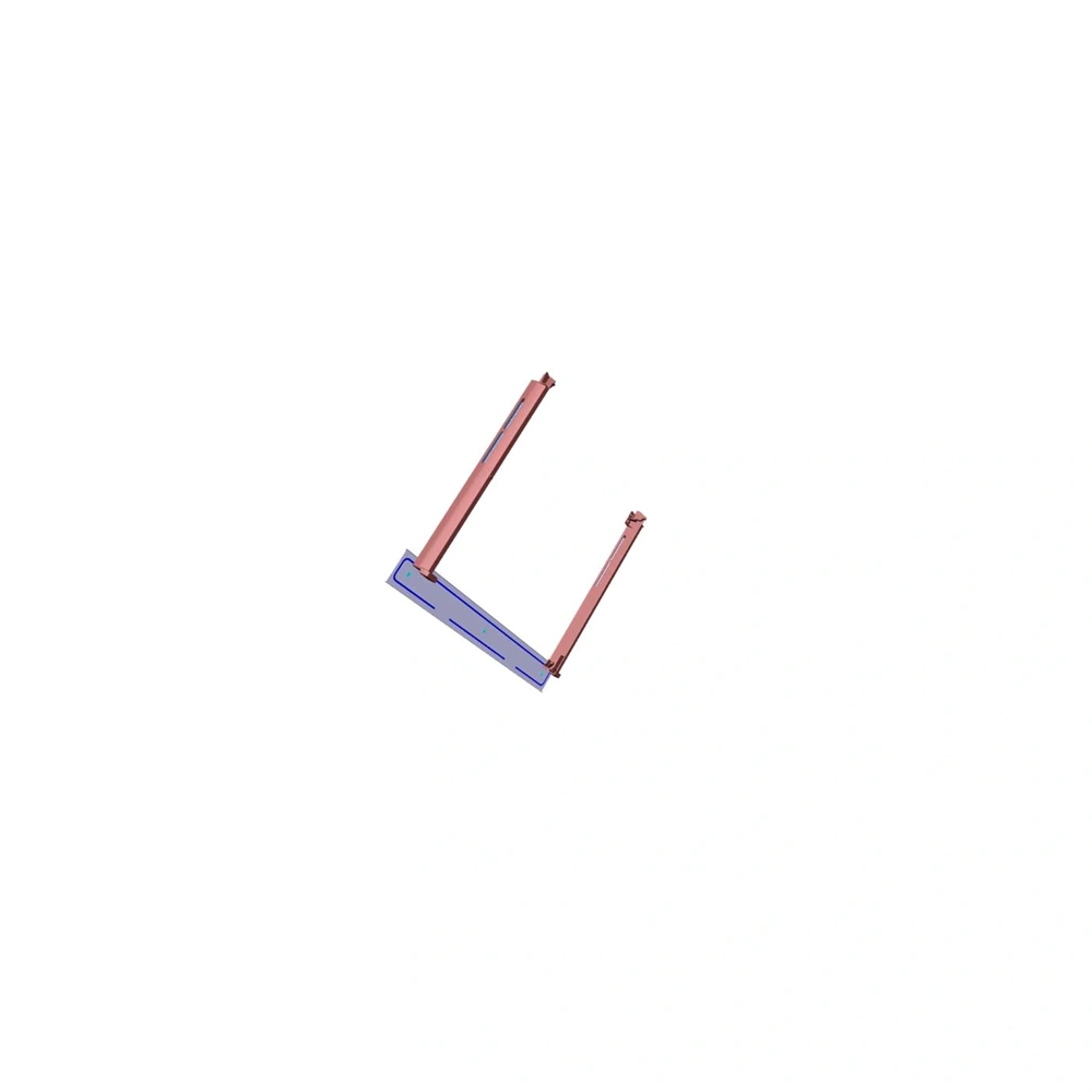 Ajtóüveg szerelt - 594x470mm (eredeti) Electrolux
