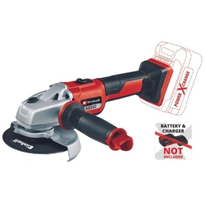 Akkumulátoros sarokcsiszoló, 18 V, 125 mm,  Einhell AXXIO 18/125 (Akku és töltő nélkül) (4431140) / RENDELÉSRE
