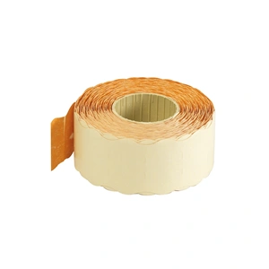 Árazószalag 25x16mm, stancolt 10 tekercs/csomag, narancs