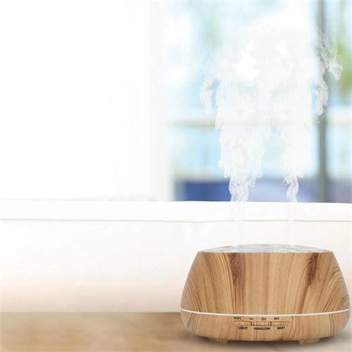 Aroma diffúzor fa kivitel, hangulatfénnyel, WIFI, 23-70 ml / óra, 400ml víztartály, LED,  HOME AD 400 WIFI / RENDELÉSRE