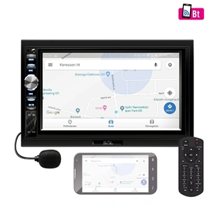 Autórádió és multimédia-lejátszó, 7" LCD kiejlző, Bluetooth, USB, 4x50W, SAL VB X900 / RENDELÉSRE 