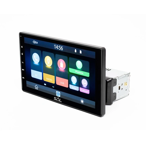 Autórádió és multimédiás lejátszó, 4 x 45 W, 2 + 1 RCA, CarPlay, Android Auto, USB Mirror SAL VB X1000 / RENDELÉSRE