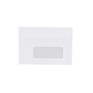 Boríték LC/6 öntapadó bélésnyomott jobb ablakos 35x90mm 114x162mm J28A20 Bluering® fehér