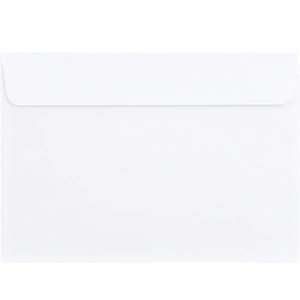 Boríték LC/6 szilikonos bélésnyomott 114x162mm Bluering® fehér