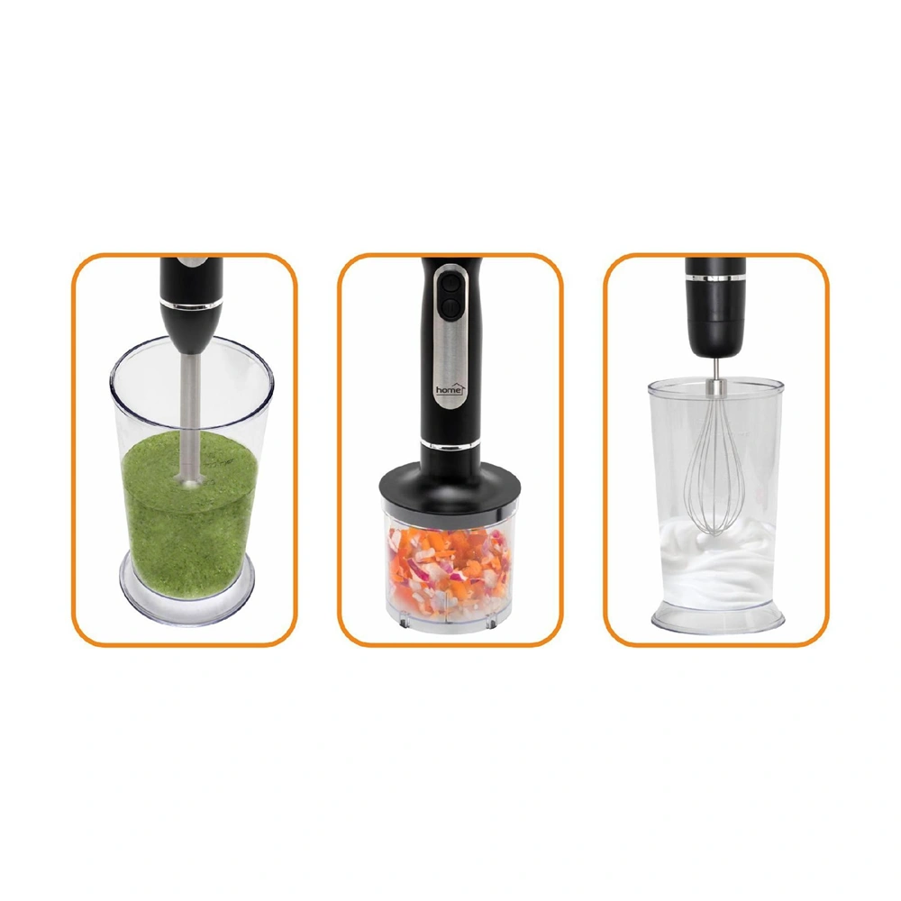 Botmixer szett 600 W, 2 sebességfokozat, rozsdamentes kések, HOME HG BMS 64 / RENDELÉSRE
