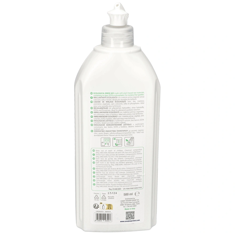 Candy ökológiai mosogatógép öblítő, 500 ml / RENDELÉSRE