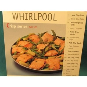 Crisp tál (fém, lapos) (eredeti) WHIRLPOOL mikrohullámú sütő WPRO AVM305 
