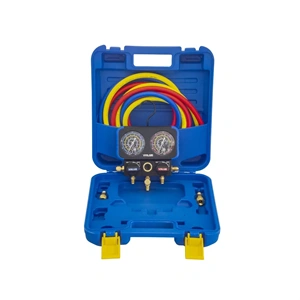 Csaptelep, analóg, dupla, kétcsapos, VRM2-B0401 (R22, R134a, R407C, R410A hűtőközegekhez) VALUE / RENDELÉSRE