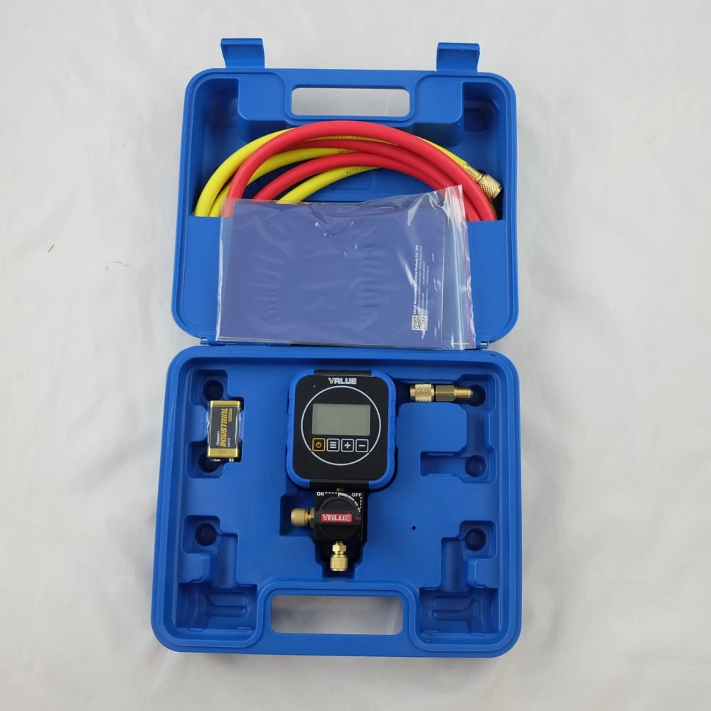 Csaptelep készlet, digitális, egycsapos VRM1-0101I (R22,R32,R290,R410A,1234yf,R134a,R404A,R407C) VALUE / RENDELÉSRE