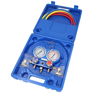 Csaptelep készlet, dupla, kétcsapos VMG-2-R410A-02 ( R-410A, R-407C, R-134a,R-404 hűtőközegekhez) VALUE / RENDELÉSRE
