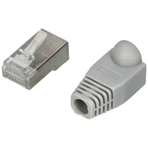 Csatlakozó hálózati kábel UTP RJ45 , CAT5E szürke / RENDELÉSRE