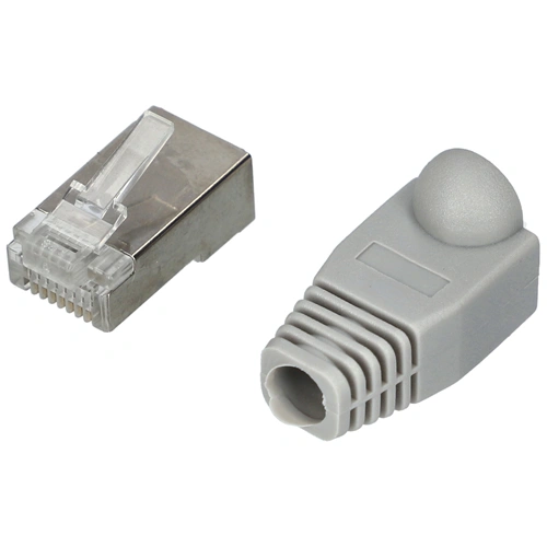 Csatlakozó hálózati kábel UTP RJ45 , CAT5E szürke / RENDELÉSRE