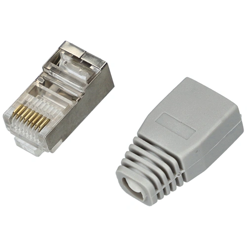 Csatlakozó hálózati kábel UTP RJ45 , CAT5E szürke / RENDELÉSRE