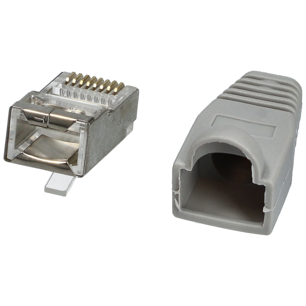 Csatlakozó hálózati kábel UTP RJ45 , CAT5E szürke / RENDELÉSRE