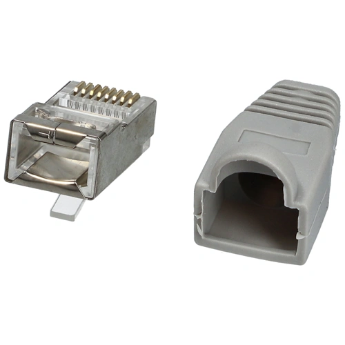 Csatlakozó hálózati kábel UTP RJ45 , CAT5E szürke / RENDELÉSRE
