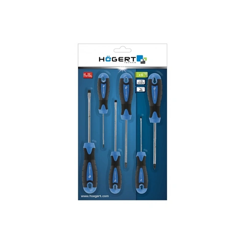 Csavarhúzó készlet, mágneses, 6 részes, HÖGERT HT1S095
