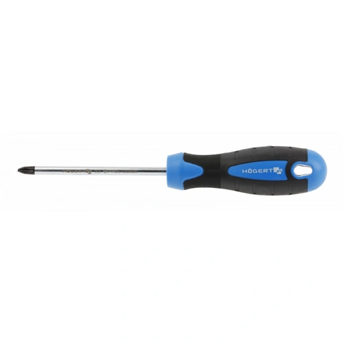 Csavarhúzó mágneses, csillag fejű, PH2 x 100 mm szár, HÖGERT HT1S029
