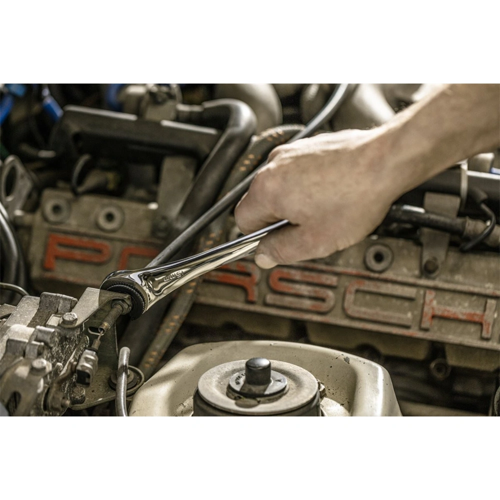 Csillag-villáskulcs félig nyitott, 13 mm, racsnis, 25 év garancia, HÖGERT HT1R072 / RENDELÉSRE