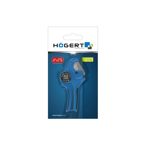 Csővágó fogó, PVC, PP, PE csövekhez, max: 42 mm-ig, 230 mm, HÖGERT HT1P606