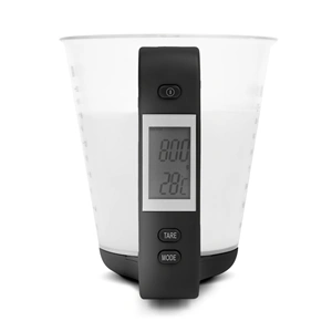 Digitális, konyhai mérőkancsó, elemes, 600 ml, Bewello