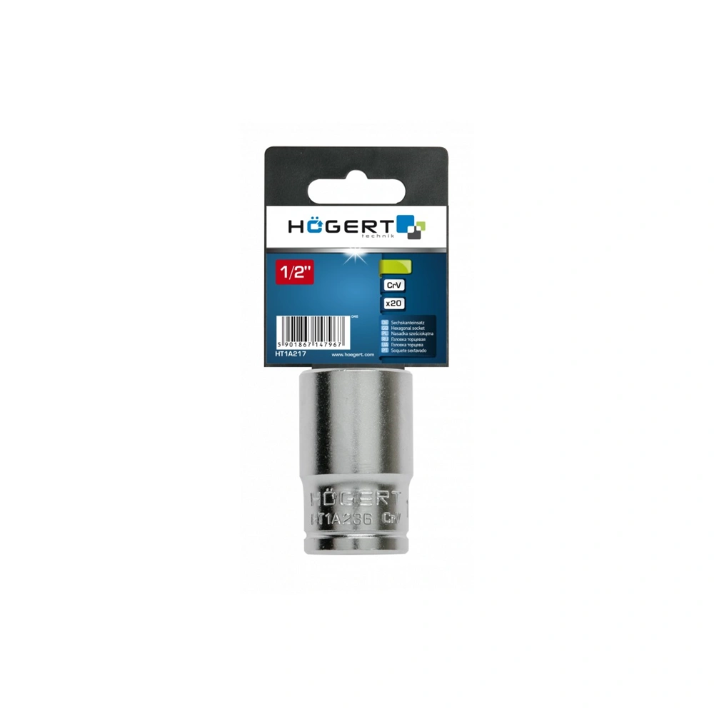 Dugókulcs hatszög , metrikus 1/2", 36 mm, HÖGERT HT1A236  / RENDELÉSRE