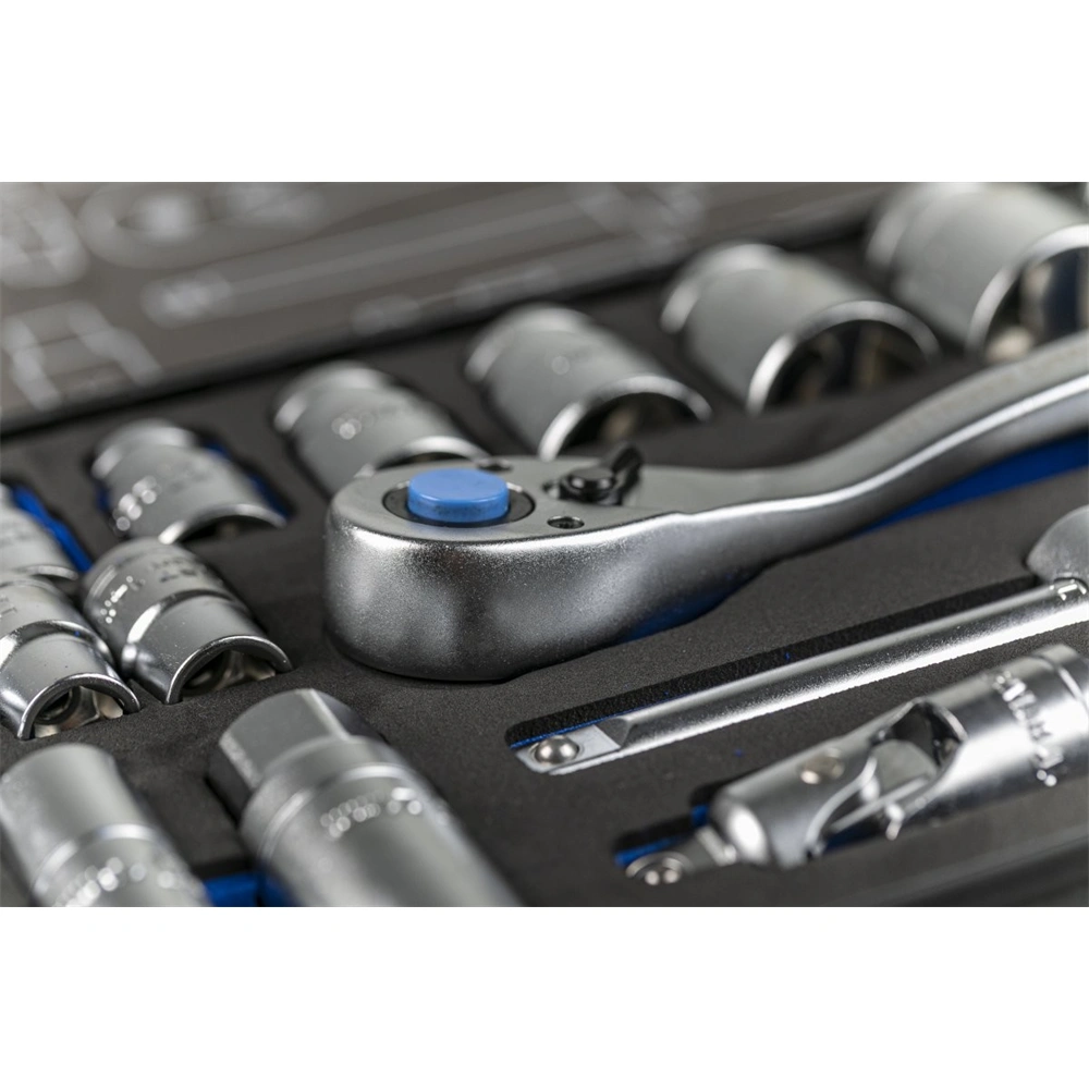 Dugókulcs készlet racsnis 1/2", 29 részes, 25 év garancia, HÖGERT HT1R480  / RENDELÉSRE