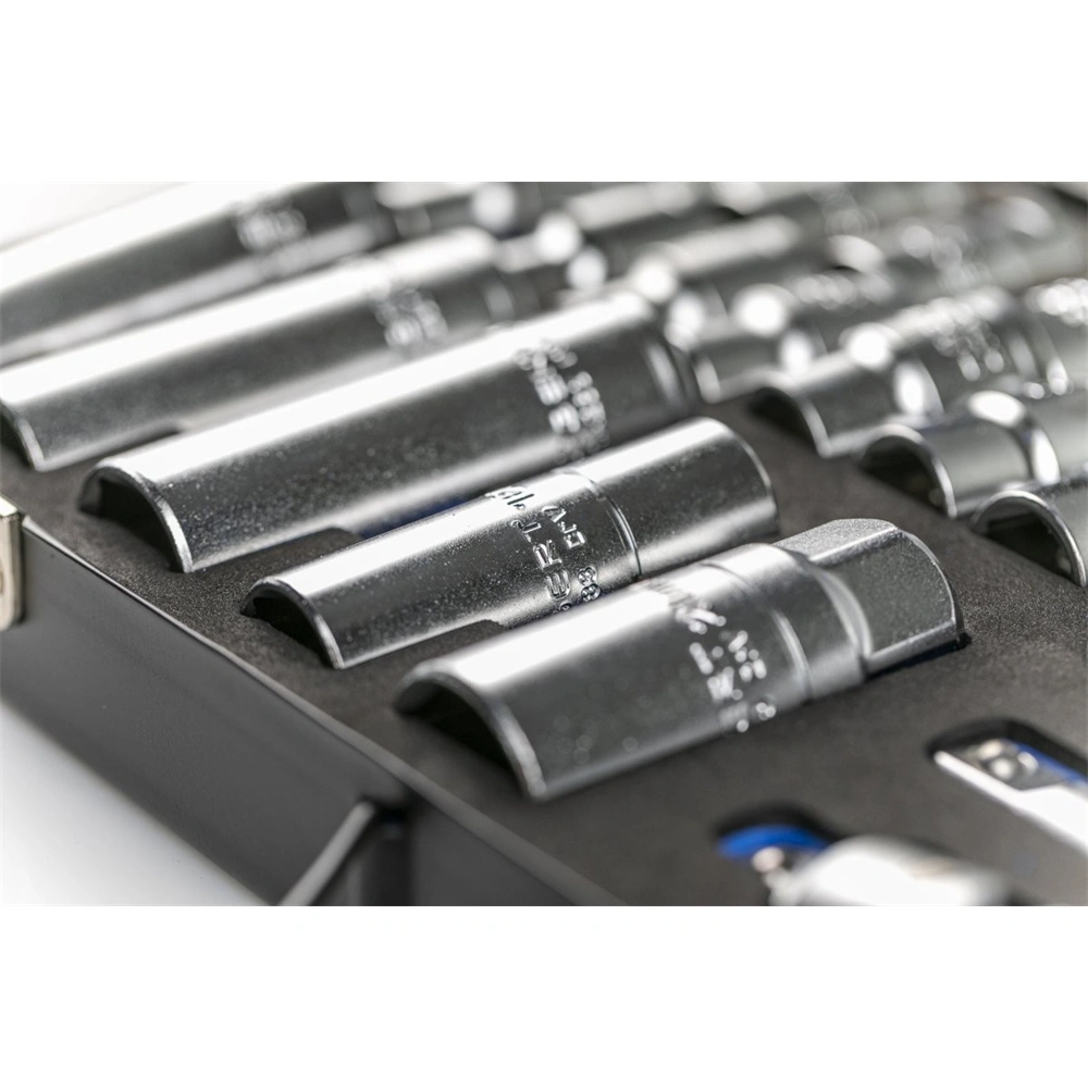 Dugókulcs készlet racsnis 1/2", 29 részes, 25 év garancia, HÖGERT HT1R480  / RENDELÉSRE