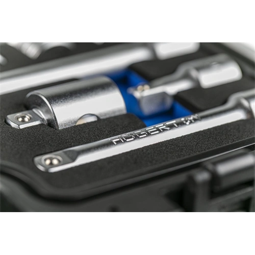 Dugókulcs készlet racsnis hajtószár 3/8", 36 részes, Élettartam garancia, HÖGERT HT1R465