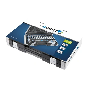 Dugókulcs készlet racsnis hajtószár 3/8", 36 részes, Élettartam garancia, HÖGERT HT1R465