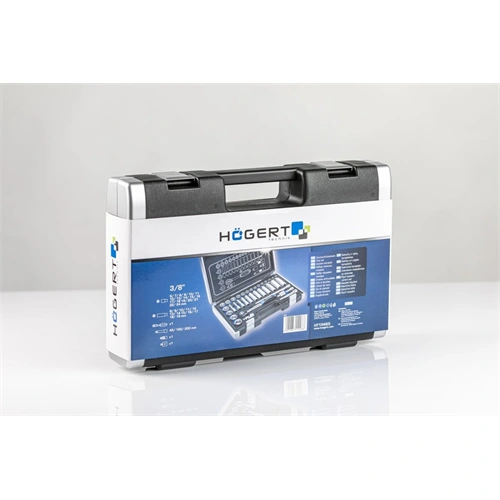 Dugókulcs készlet racsnis hajtószár 3/8", 36 részes, Élettartam garancia, HÖGERT HT1R465