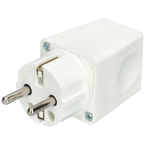 Dugvilla (világító kapcsolóval, fehér) szerelhető