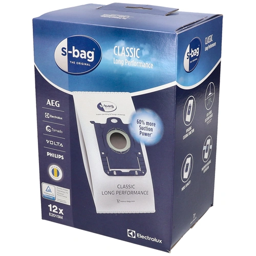 E201M S-Bag porzsák 12DB ELECTROLUX porszívó 
