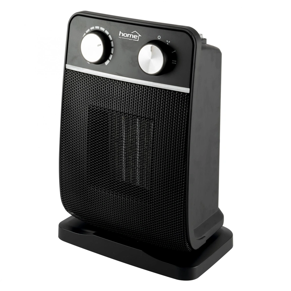 Elektromos fűtőtest, 1800W, kerámia, 2 fokozatú, oszcillációs, fekete, HOME FK 29 / RENDELÉSRE