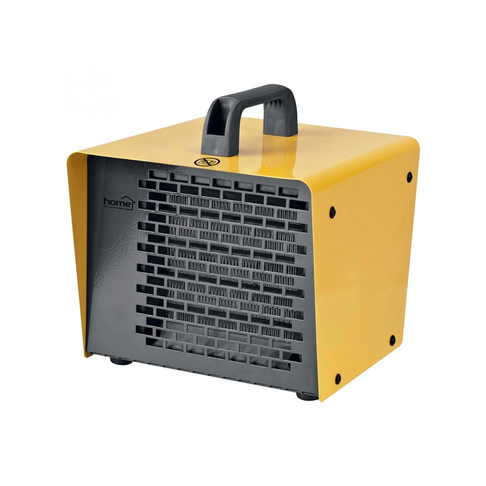 Elektromos fűtőtest, 2000W, 2 fokozatú, ventilátoros, hordozható, termosztát, fém házas,  HOME FK 30 / RENDELÉSRE