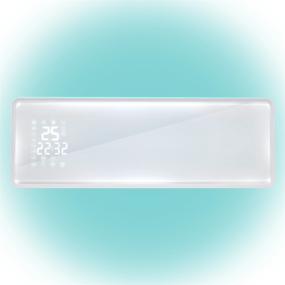 Elektromos fűtőtest, 2000W, fali, WIFI, ventilátoros, 2 fokozatú, üveg előlap, távirányító, IP20, HOME FKF 54203 / REN