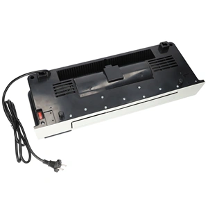Elektromos fűtőtest, 2000W, fali, ventilátoros, 2 fokozatú, időzítő, termosztát, LCD , távirányító, HOME FKF 59201