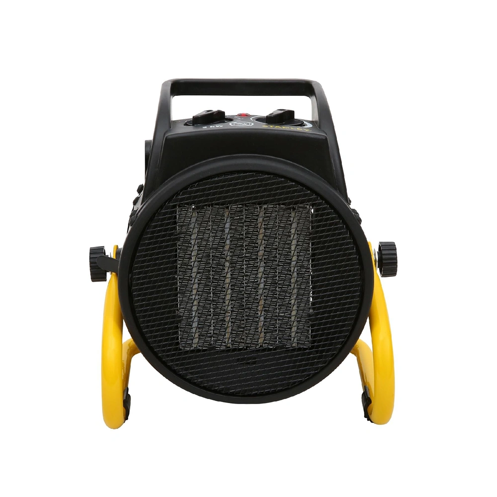 Elektromos fűtőtest, 2000 W, ipari, ventilátoros, 2 fokozatú, IPX4, fém ház, PTC fűtő, STANLEY ST-22-240-E / RENDELÉSRE